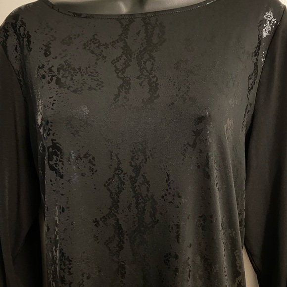 Peter Nygard Size M Black Tunic - Picture 2 of 5